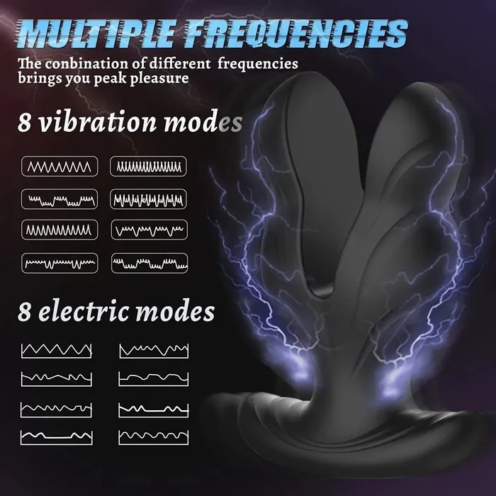 Romulus Male Sex Toys Extreme Vibrating Butt Plug with Electric Shock Modes Anal Plugs Prostate Stimulators Romulus Male Sex Toys Extreme Vibrating Butt Plug with Electric Shock Modes Anal Plugs Prostate Stimulators