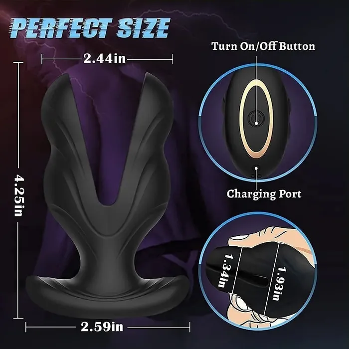 Romulus Male Sex Toys Extreme Vibrating Butt Plug with Electric Shock Modes Anal Plugs Prostate Stimulators Romulus Male Sex Toys Extreme Vibrating Butt Plug with Electric Shock Modes Anal Plugs Prostate Stimulators