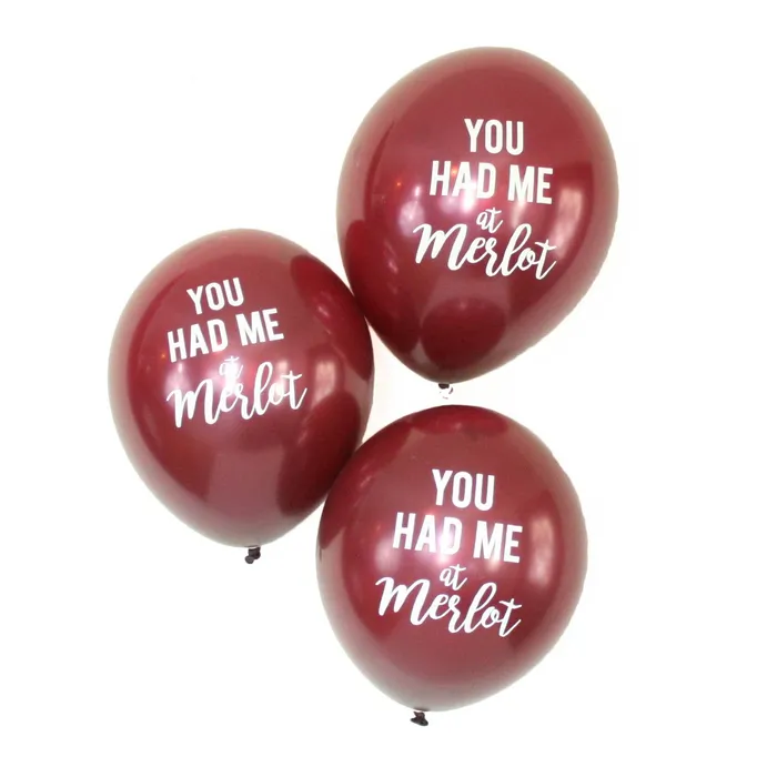 The Flair Exchange Vibrators Merlot Latex Balloons