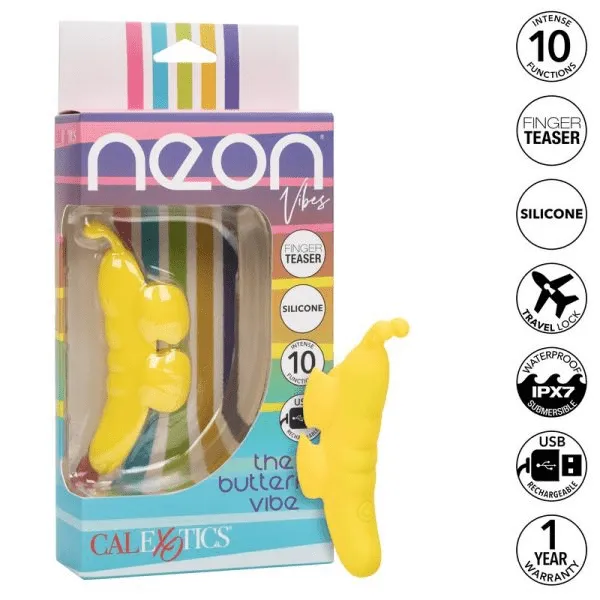 Vibrators CALEXOTICS Calexotics Neon Vibes The Butterfly Vibe