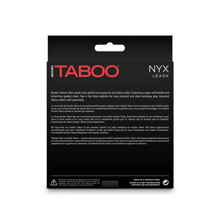 Vibrators NS Novelties Hustler Taboo Nyx Leash Vibrators NS Novelties Hustler Taboo Nyx Leash