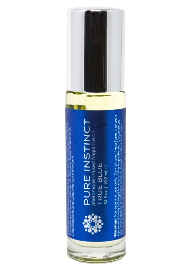 Vibrators Pure Instinct Pure Instinct True Blue Pheromone Oil RollOn