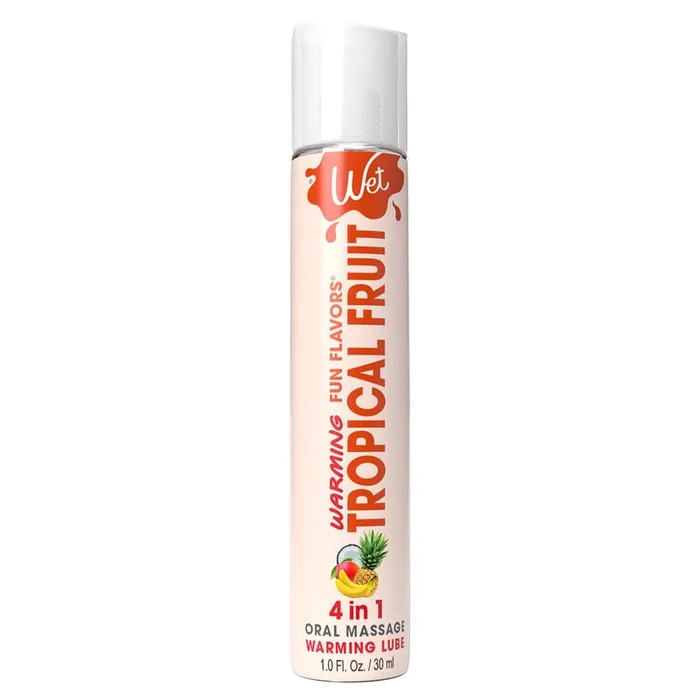 Wet Fun Flavors 4in1 Tropical Fruit Warming Lubricant Wet Female Sex Toys