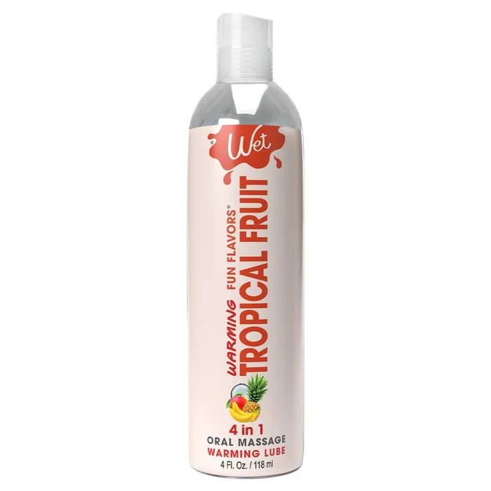 Wet Fun Flavors 4in1 Tropical Fruit Warming Lubricant Wet Female Sex Toys