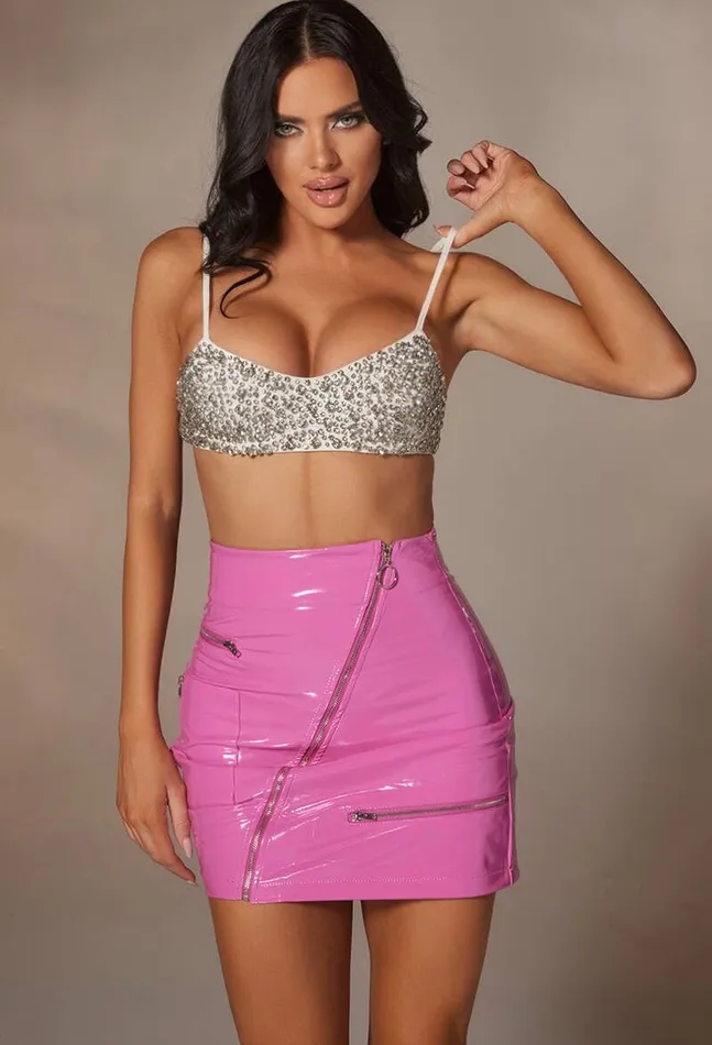 WFFS Mini PU skirt Female Sex Toys